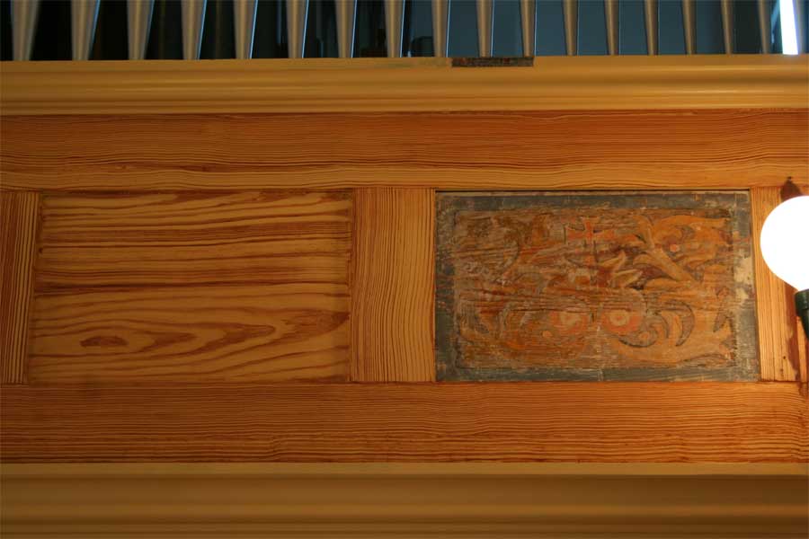 Detailansichten der Ornamentfelder - Stadtkirche Teltow