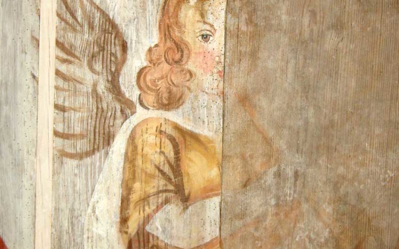 Restaurierung der barocken Bohlendecke - Dorfkirche Berlitt