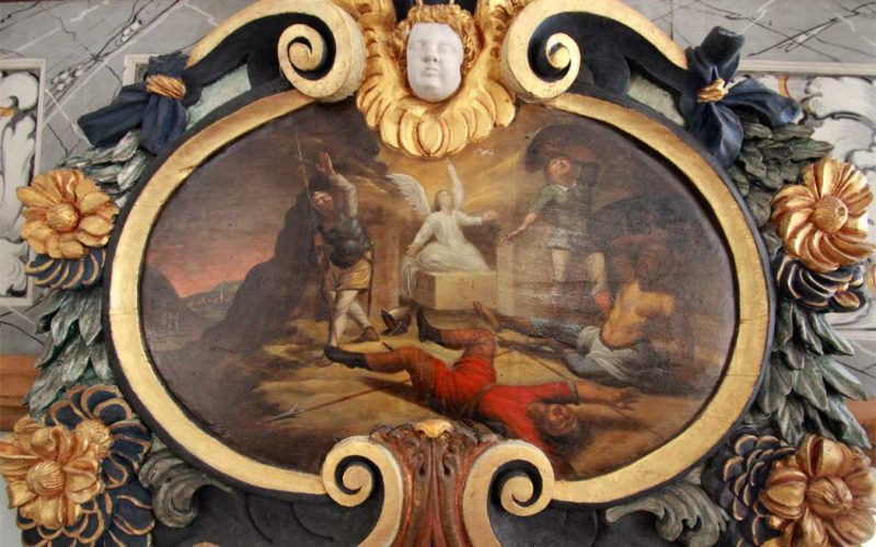 Tafelgemälde Stadtkirche Dahme - Auferstehungs-Gemälde im Endzustand