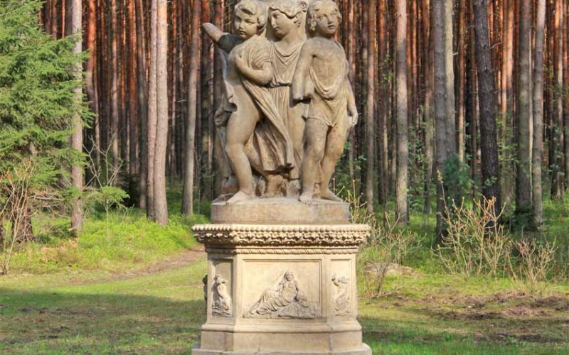 Restaurierung Terrakottabrunnen - Schlosspark Reuthen