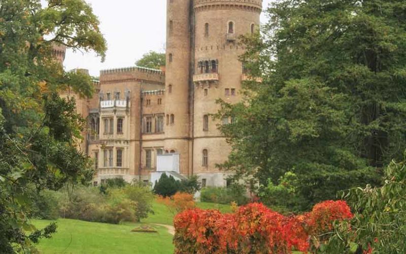 Fassadenrestaurierung Schloss Babelsberg - Ansicht von Südwesten