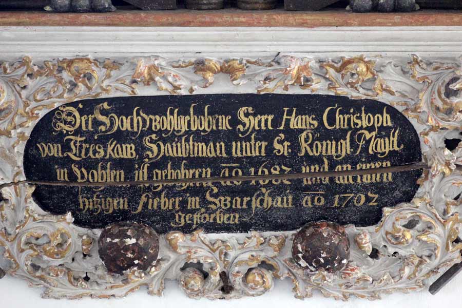 Restaurierung barocken Chorausstattung - Dorfkirche Schlagenthin