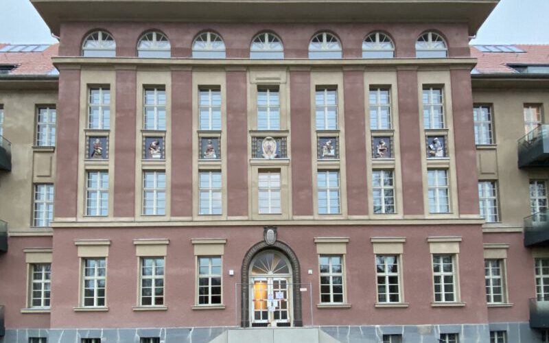 Fassadenansicht Bauteil 3, Zustand nach der Restaurierung