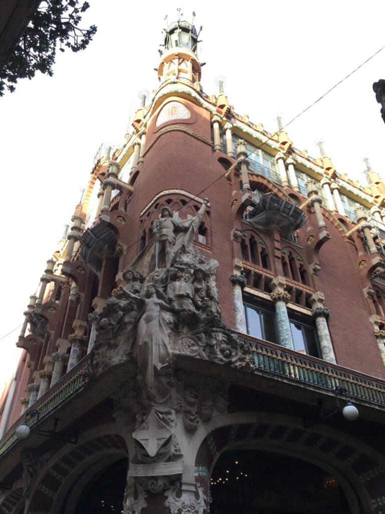Fassadenansicht Palaus de la Música