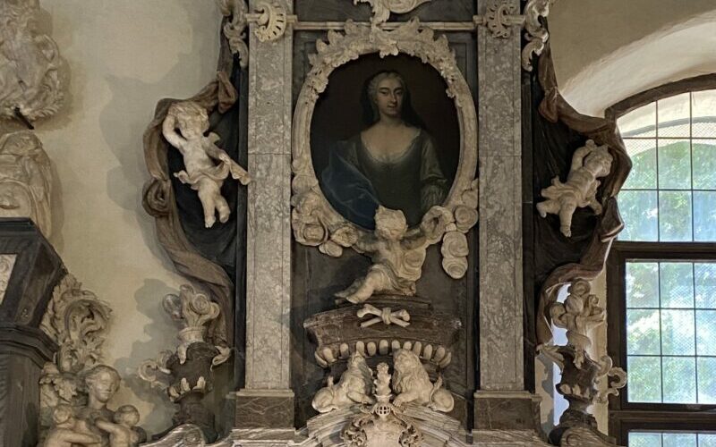 Ansicht des Epitaphs A. S. von Alvensleben im Endzustand