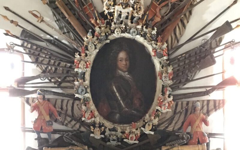 Ansicht des Epitaphs für Hans Christoph von Treskow - Zustand nach der Restaurierung
